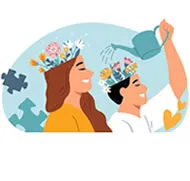 Imagen que ilustra la comunidad de autoconocimiento de la fundación abundantum